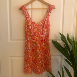 NWOT Pink Floral Mini Dress